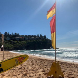 Bilgola SLSC Flags North Headland